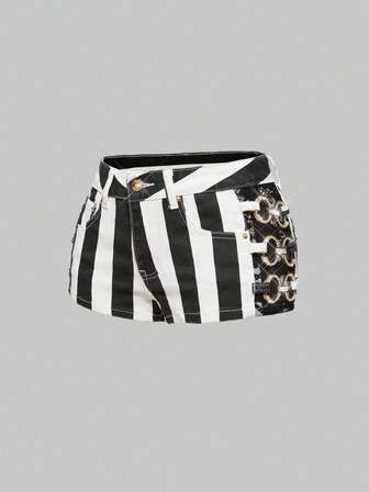 J-Fashion Y2K Harajuku Gyaru Millennium Sexy Lace Patchwork Low Waist Cross Retro Skinny Ultra Low Waist Women Jeans