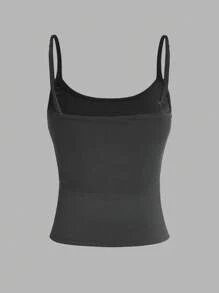 SHEIN EZwear 3件套女士性感露脐吊带背心，适合夏季、机场、街头、搭配、外出穿着 - 彩色 - 查看 3