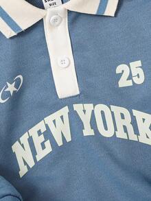 Cổ áo POLO cho bé trai được kết hợp với bộ đồ tương phản họa tiết Landmark, kết hợp giữa thời trang và sự thoải mái, được thiết kế đặc biệt cho các bé yêu thích vui chơi. Thiết kế cổ áo POLO giúp nâng cao tính cách toàn diện của bé, trong khi họa tiết Landmark bổ sung yếu tố vui nhộn và giáo dục. Thiết kế màu sắc tương phản làm cho bộ đồ trở nên sống động và thú vị hơn, là lựa chọn lý tưởng cho trang phục hàng ngày của bé. - Nhiều màu - Xem 4