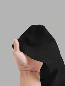 EASEVO Pantalones largos holgados de corte slim para hombres de talla grande, para el otoño - Negro - Ver 6
