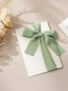 1/3/9 卷手工雪纺丝带流苏 1.5 英寸 X 5.5 码磨边丝带，适用于婚礼请柬、新娘花束、礼品包装、蝴蝶结制作、工艺品、派对装饰 - 彩色 - 查看 12