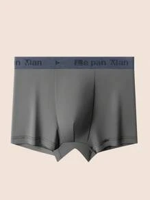 Manfinity Underwear&Sleepwear Basics 7件装男士舒适柔软透气字母腰带内裤 - 彩色 - 查看 4