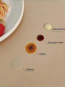 SHEIN 1pc Non-Slip Heat Resistant Table Placemat Waterproof Kitchen Dining Placemat Fake Leather Cup Coaster Home Supply