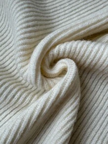 Elenzga 女式蝙蝠袖开衫，百搭，优雅，适合度假，节日，高端品牌，针织毛衣 - 杏色 - 查看 7