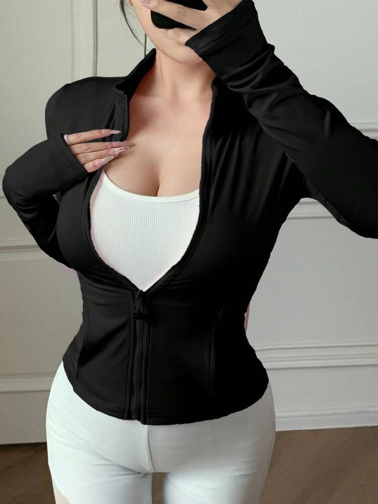 Women's Casual Thermal Lined Zip-Up Cardigan Jacket, Spring Thermal Lined,Winter Women Coats