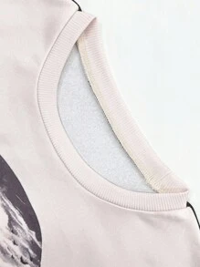 INAWLY Damen Sweatshirt, Girls Will Be Girls Hexe Buchstaben Element Digitaldruck Muster, Halloween Geschenk, Freundin und beste Freundin Geschenk, Retro lässiger Stil locker geschnittenes langärmeliges entspanntes gestricktes Sweatshirt, Neue Damen Oberteil für Herbst und Winter 2025