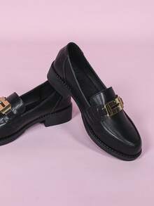 CUCCOO CURVES Giày bệt mũi nhọn dệt rỗng màu be bản rộng cỡ lớn, dép xăng đan thanh lịch dùng hàng ngày và mọi mùa - màu đen - Xem 3