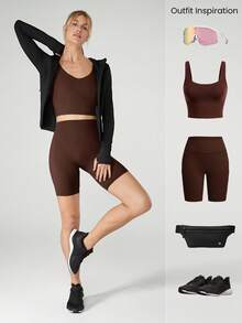 GLOWMODE 吸汗排汗弹力连帽修身防风反光跑步夹克，带拇指孔 - 黑色 - 查看 7