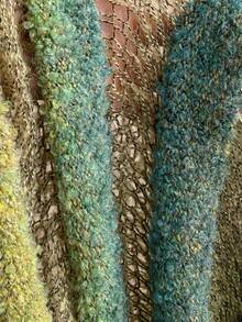 Soleia Frauen Große Größen Farbverlauf gestreifter Pullover mit Ausschnitten, Rundhalsausschnitt, Langarm, Herbst Winter Kleidung für Frauen - Verschiedenfarbig - Übersicht 10