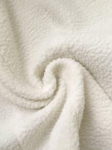 GlowEve 女士时尚优雅黑白撞色边饰简约休闲夹克，秋季 - 杏色 - 查看 7