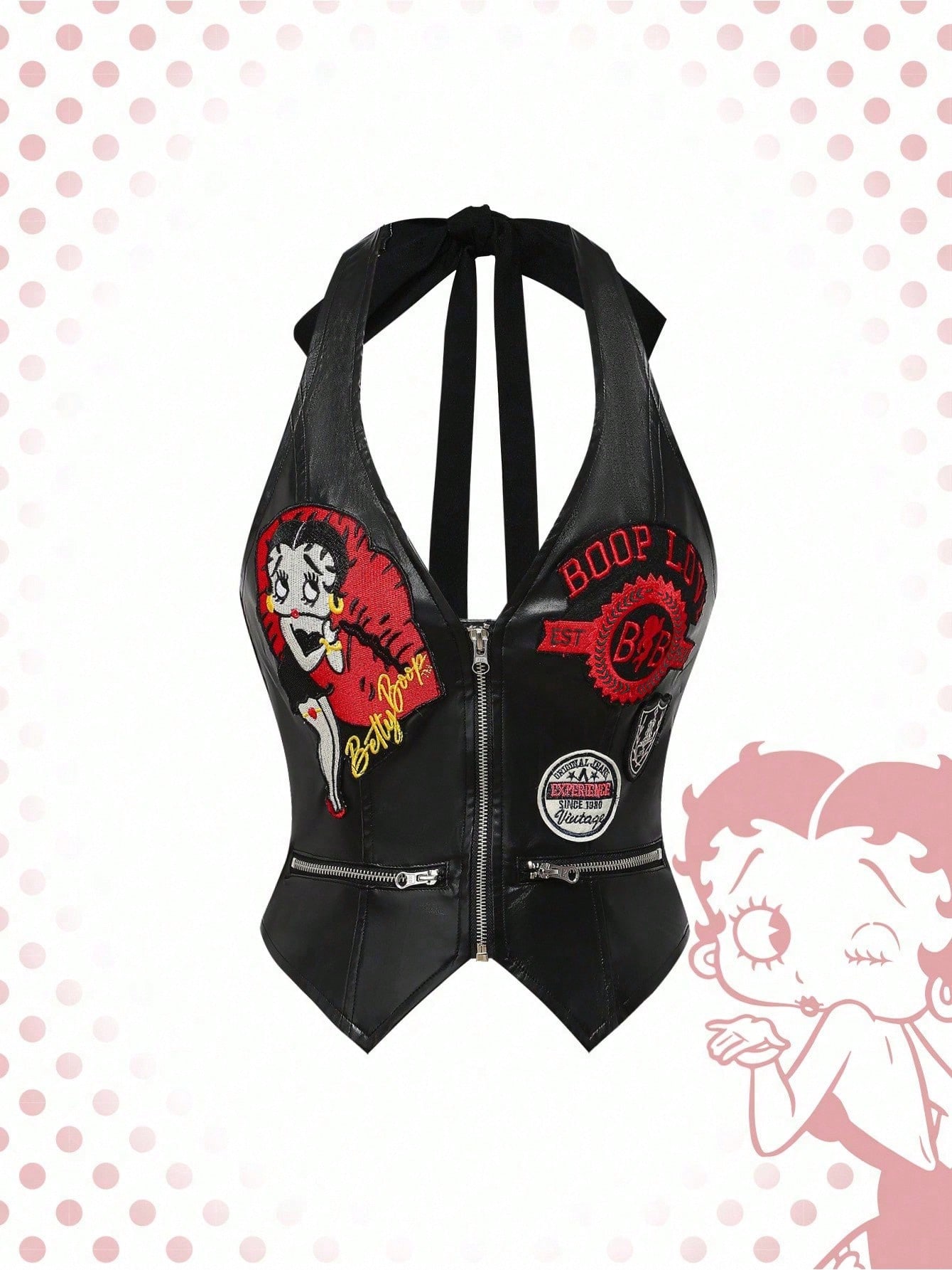 Our Betty Boop | ROMWE Women's Kpop Cartoon Figure Graphic