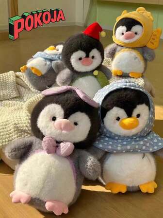 Adorable Kawaii Penguin Plushie - Super Soft Stuffed Animal, Cute Hugging Toy For Christmas & Birthday Gifts, Best Present For Friends, Couples, Family | Aesthetic, Cozy, Squishy, Must-Have Collectible