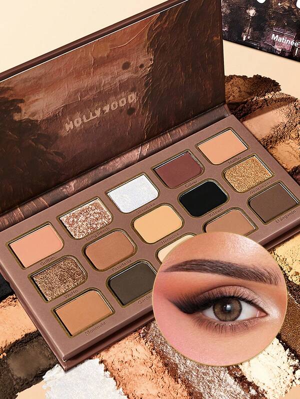 SHEGLAM Matinée in L.A. Paleta de 15 colores Brillos Marca Belleza Maquillaje Cosmético para Mujeres Niñas Perfecto para Otoño Invierno Ideal para Y2K Elegante Moda Adecuado para Cumpleaños Navidad Presente Fiesta Listo Mejor Color