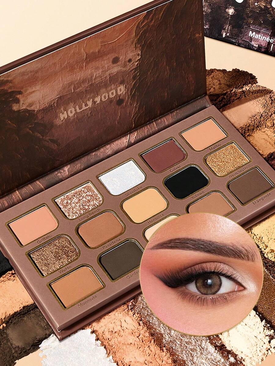 SHEGLAM MatinéE In L.A. باليت 15 لون علامة تجارية جمال مكياج ميكب مستحضرات تجميل للنساء الفتيات مثالي لفصل الصيف الربيع مثالي ل- Y2K أزياء أنيقة عيد الأم هدية حفلة جاهز أفضل لون - Matinée in L.A. - مشاهدة 1