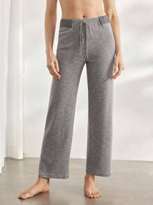 Ocili 棉质舒适宽松长条纹裤，女士家居服下装 - 彩色 - 查看 4