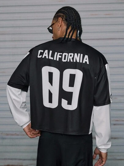 AXEPEAK Camiseta de manga larga de punto casual y holgada para hombre, de uso diario y con estilo, para el otoño