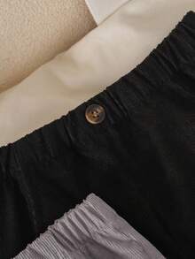 Souflis Souflis Set de 3 pantalones casuales de unicolor con bolsillo para bebé niño - Multicolor - Ver 8