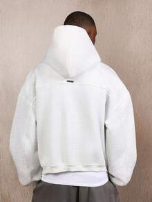 SUMWON Oversized Zip Up Hoodie With Centre Pockets