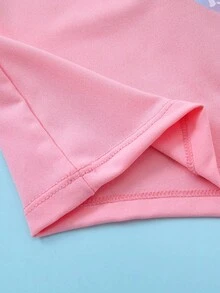 SHEIN X Care Bears 少女卡通图案可爱内裤 - 粉色 - 查看 4