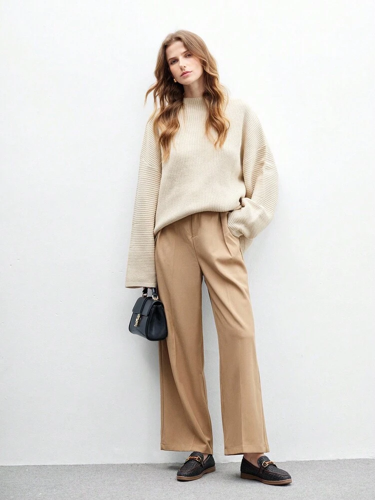 CUCCOO BIZCHIC Mocassins noirs perforés pour femmes, chaussures plates décontractées et confortables, printemps/été