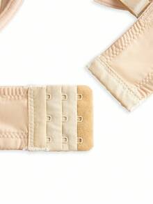 Ocili Conjunto de sujetador acolchado sin costuras y braga talla grande, de material brillante