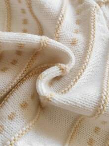 Vintaside Kids Chaqueta de punto de bebé niño con bloques de color y rayas, para otoño/invierno