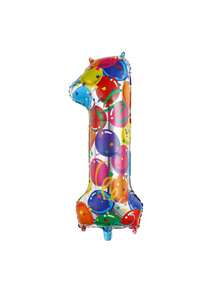 1pc Number Shape Aluminum Decorative Balloon, Creative For Party Decoration - Multicolor - View 21