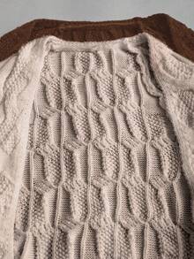 Sweetra Áo khoác cardigan ngắn màu trơn cho nữ, trang phục thường ngày Y2K - Nhiều màu - Xem 6