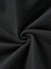 Slaydiva 3pcs MILANO Casual Basic Solid Color Long Sleeve Cropped Top, Camisole, And Loose Pants Women Suit Set Wide Leg Pants Set 2 Pieces Casual Set Women 2 Pieces Lounge Set Women Two Pieces Set Women Pants Two Pieces Set,Fall - Black - View 6