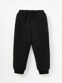 Cozy Pixies Bộ 2 quần jogger in chữ thường ngày cho bé trai - Nhiều màu - Xem 12