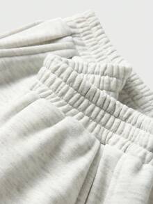 JNSQ Ensemble de 2 pièces pour garçon préadolescent, Sweat-shirt-shirt à manches longues avec imprimé lettres décontracté et pantalon de survêtement ample, convient pour l'automne, l'hiver, le port quotidien, les activités extérieures, les vacances, le streetwear, les fêtes et les loisirs