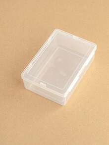 1个Qb Syney PP双锁空盒透明塑料收纳盒样品展示盒，适用于珠宝和钻石，情人节/返校季礼物 - 無色 - 查看 4