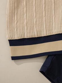 Souflis Souflis 两件套男童短袖衬衫和短裤套装，春夏