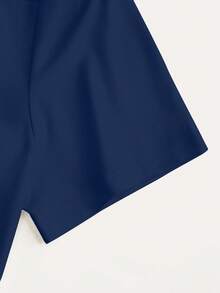 INAWLY 2pcs Women Heart Embroidery T-Shirt & Striped Heart Print Pants Set - Royal Blue - View 4