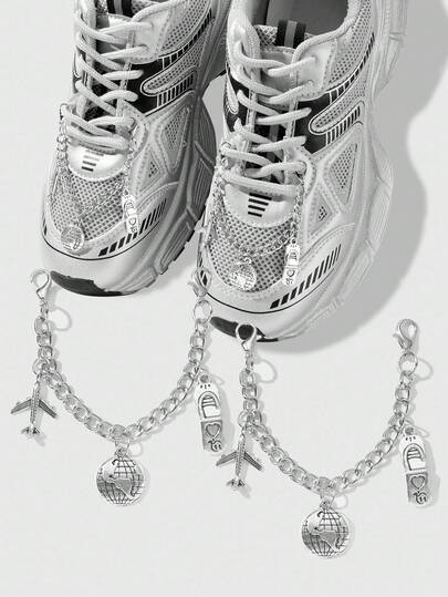 Grunge Punk Décorations de chaussures