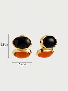 Glisma Hoa tai nhựa ghép mảnh mạ vàng 18K, Y2K/Dành cho mẹ/Phụ nữ/Bé gái/Mùa thu/Mùa đông/Lễ hội/Ngày lễ/Kỳ nghỉ/Tiền cổ/Halloween - Nhiều màu - Xem 6