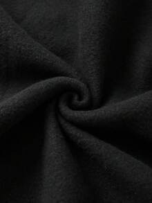 女式纯色落肩长袖拉链抽绳连帽运动衫，秋季休闲 - 彩色 - 查看 8