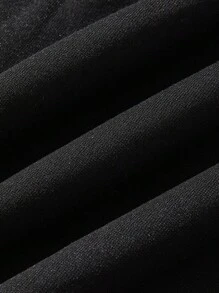 Slaydiva 3pcs MILANO Casual Basic Solid Color Long Sleeve Cropped Top, Camisole, And Loose Pants Women Suit Set Wide Leg Pants Set 2 Pieces Casual Set Women 2 Pieces Lounge Set Women Two Pieces Set Women Pants Two Pieces Set,Fall - Black - View 5