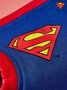SUPERMAN X PETSIN 1pc Sleeveless Cloak COS Costume, Stylish For Cats & Dogs, Pet Vest