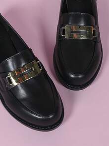 CUCCOO CURVES Giày bệt mũi nhọn dệt rỗng màu be bản rộng cỡ lớn, dép xăng đan thanh lịch dùng hàng ngày và mọi mùa - màu đen - Xem 4