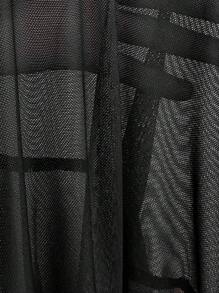 Soleia Plus Size Women Vacation Mesh Floral Print V-Neck Bowknot Asymmetrical Flare Sleeve Asymmetric Ruched Hem T-Shirt