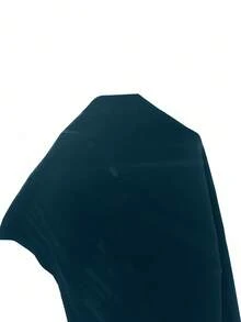 Modelyn 女士优雅简约纯色修身高腰美人鱼喇叭裙 - 藍色 - 查看 8