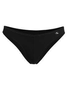 Calvin Klein Monogram Women's Brazilian Bikini Bottoms Black - 黑色 - 查看 1