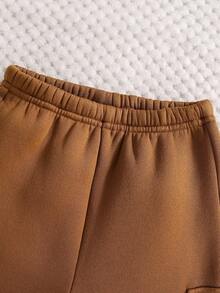 2件套男婴休闲白色长袖卫衣和松紧腰运动裤套装，男女通用婴儿服装，男婴冬季服装，男婴休闲套装，男婴服装套装，男婴冬季套装，男婴秋季套装 - 彩色 - 查看 6