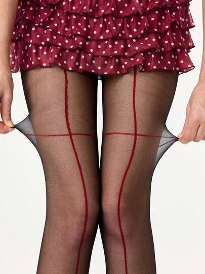 Grunge Punk Collant/calze a rete/leggings per donna