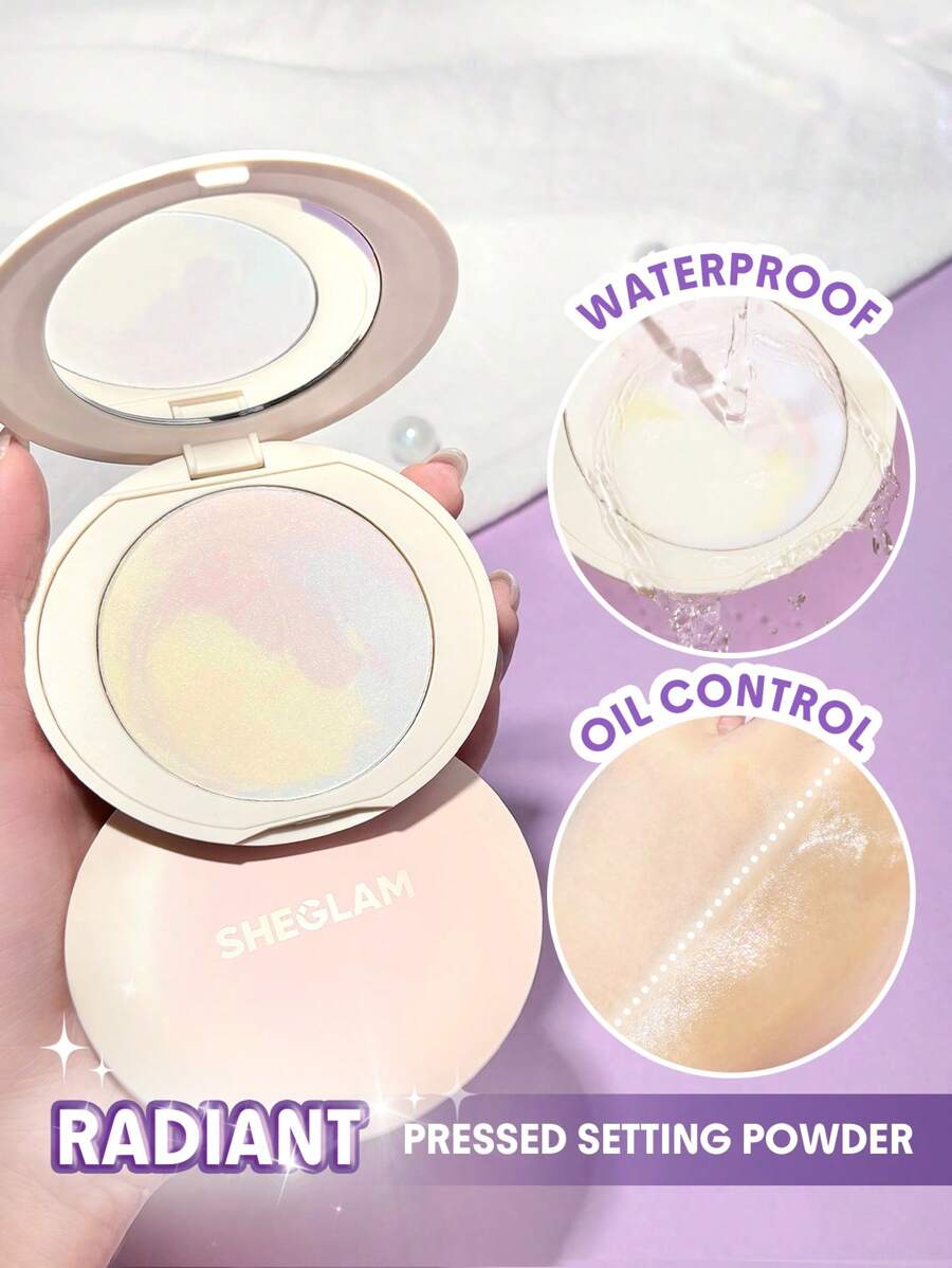 SHEGLAM 面紗定妝粉-大理石粉餅自然透明 品牌 美容 化妝 化妝品 適合女性與女孩 完美搭配夏季春季 Y2K 時尚 流行 生日 母親節禮物 假期 派對準備就緒 最佳顏色 - Marble - 查看 1