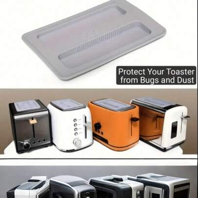1 pieza Bolsa organizadora universal de silicona suave y reutilizable, a prueba de adherencias, que se ajusta perfectamente a diferentes tostadoras. Disponible en colores surtidos. Cubierta para rebanadas de tostadas, accesorio esencial para el desayuno en el hogar. Solución de organización de cocina, fácil de limpiar, resistente al calor y duradera.