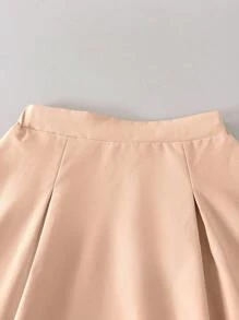 2 pezzi/set Camicia a maniche lunghe, gilet e minigonna stile scolastico dolce rosa per ragazze, adatto per la scuola, uscite casual e occasioni di festa - Multicolore - Visualizzare 5