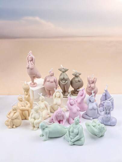3D Yoga Pose Plump Women Candle Silicone Mold BodySoy Wax Statue Plaster Tool DIY Handmade Soap ToolPerfect For Home Decor And Gift Fragrance DiffuserSilicone Mold