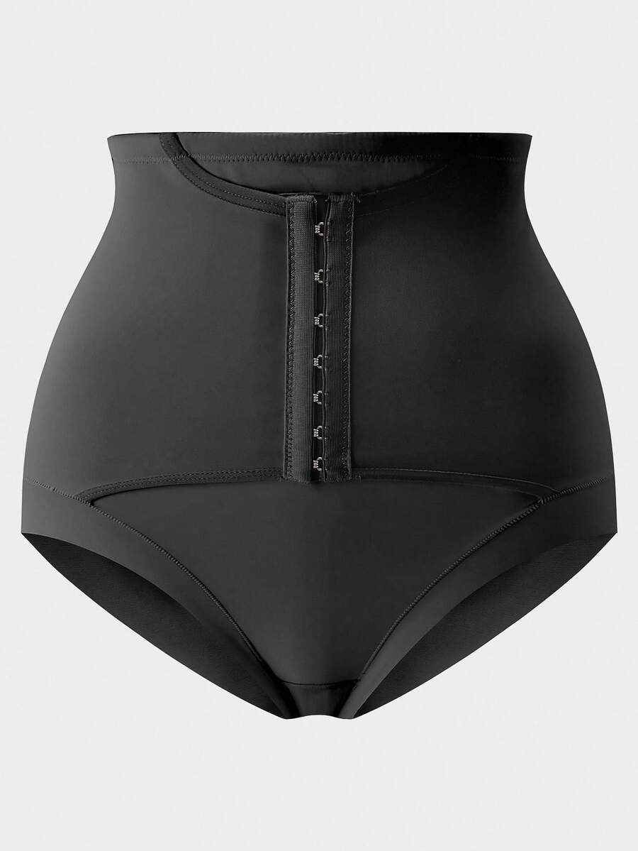 SHEIN Women's High Elasticity Snap Adjustable Shapewear Bottom - Black - View 1